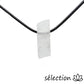 collier pierre sur cordon cristal de roche selection-zen
