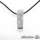 collier pierre sur cordon howlite blanche selection-zen