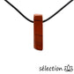 collier pierre sur cordon jaspe rouge selection-zen