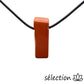 selection zen collier jaspe rouge pierre sur cordon