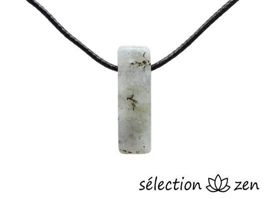 collier labradorite pierre sur cordon selection-zen