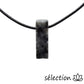 selection zen collier larvikite pierre sur cordon