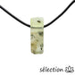 collier prehnite pierre sur cordon selection-zen
