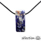 collier sodalite pierre sur cordon selection zen
