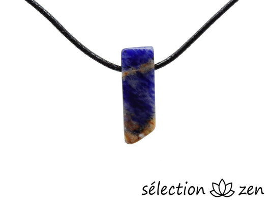 collier pierre sur cordon sodalite selection-zen