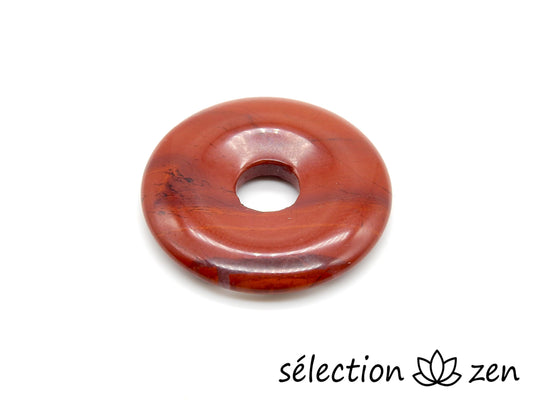 donut jaspe rouge 3cm selection zen