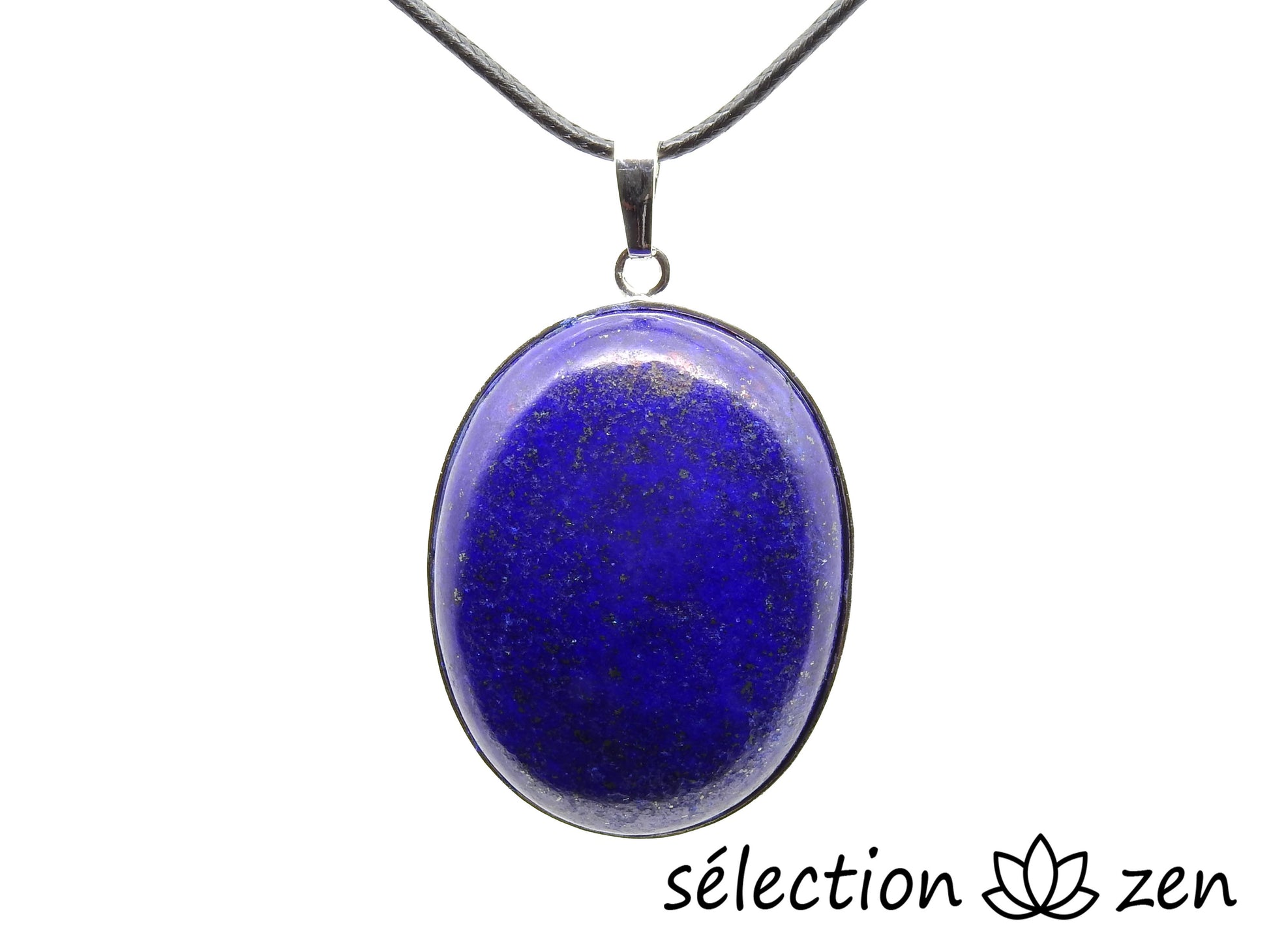 pendentif ovale lapis lazuli 30x40mm selection-zen