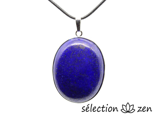 pendentif ovale lapis lazuli 30x40mm selection-zen
