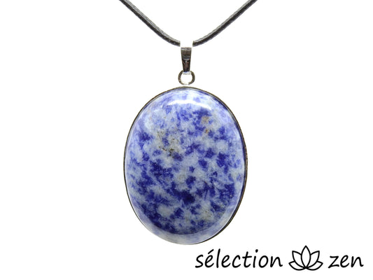 pendentif sodalite ovale 30x40mm selection-zen