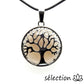 pendentif arbre de vie agate grise selection zen
