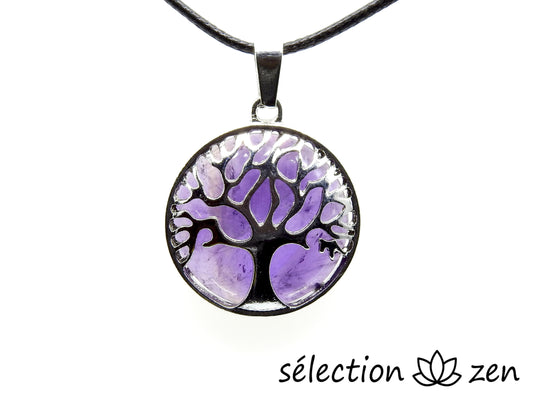 pendentif arbre de vie améthyste selection-zen