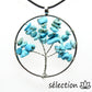 pendentif arbre de vie howlite turquoise 5cm grand modèle selection-zen