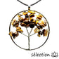 pendentif arbre de vie 5cm œil de tigre jaune selection-zen