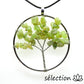 pendentif arbre de vie olivine 5cm grand modèle selection-zen