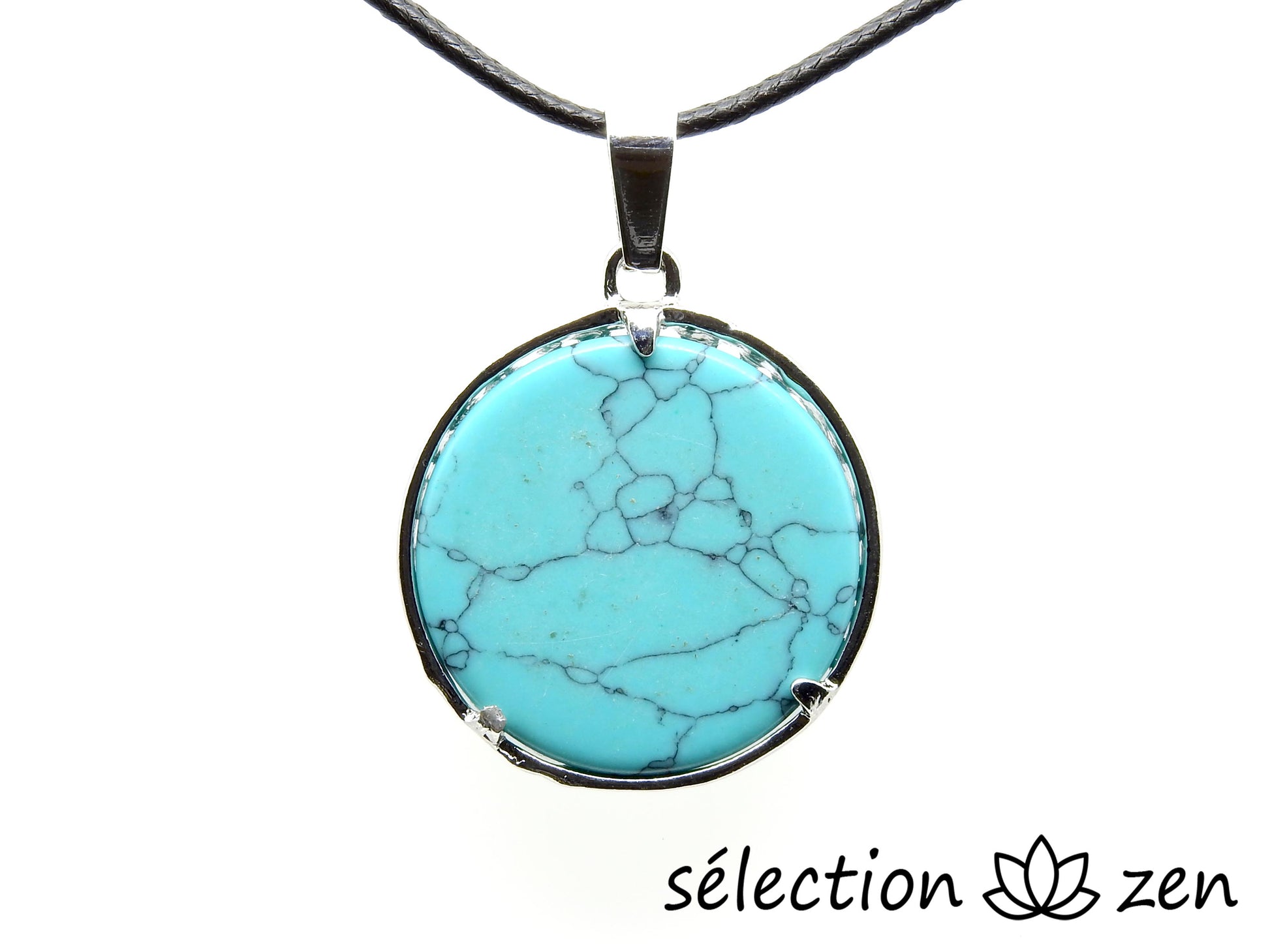 pendentif howlite turquoise arbre de vie selection zen