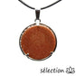 selection-zen pendentif arbre de vie pierre de sable marron selection zen