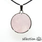 selection zen pendentif arbre de vie quartz rose