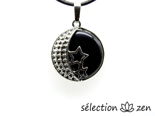 pendentif astral onyx noir brillant selection-zen