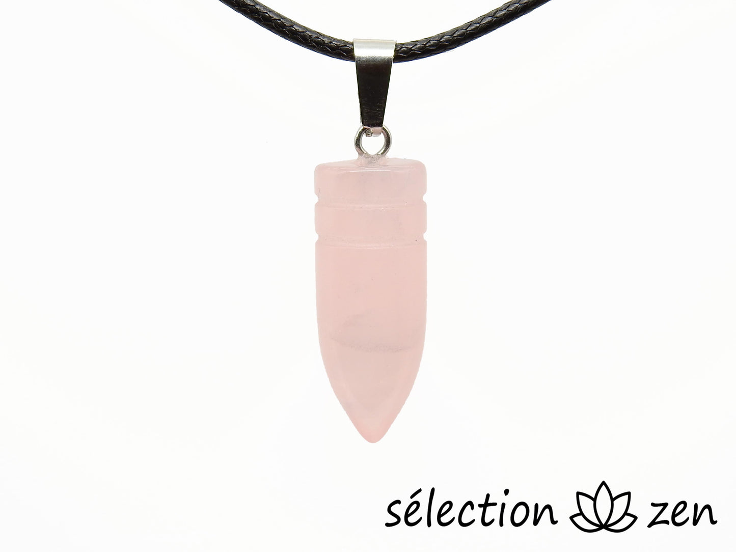 pendentif balle quartz rose selection-zen