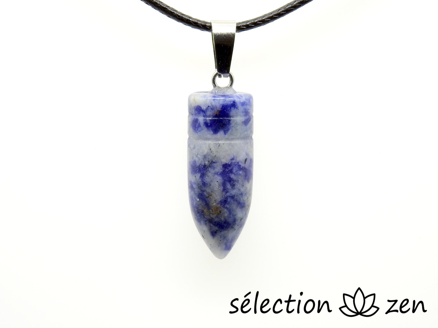 selection zen pendentif sodalite balle