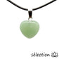 pendentif cœur 1.5cm aventurine selection-zen