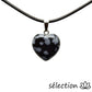 pendentif cœur 1.5cm obsidienne flocon de neige selection-zen
