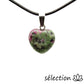pendentif cœur 1.5cm rubis zoisite selection-zen