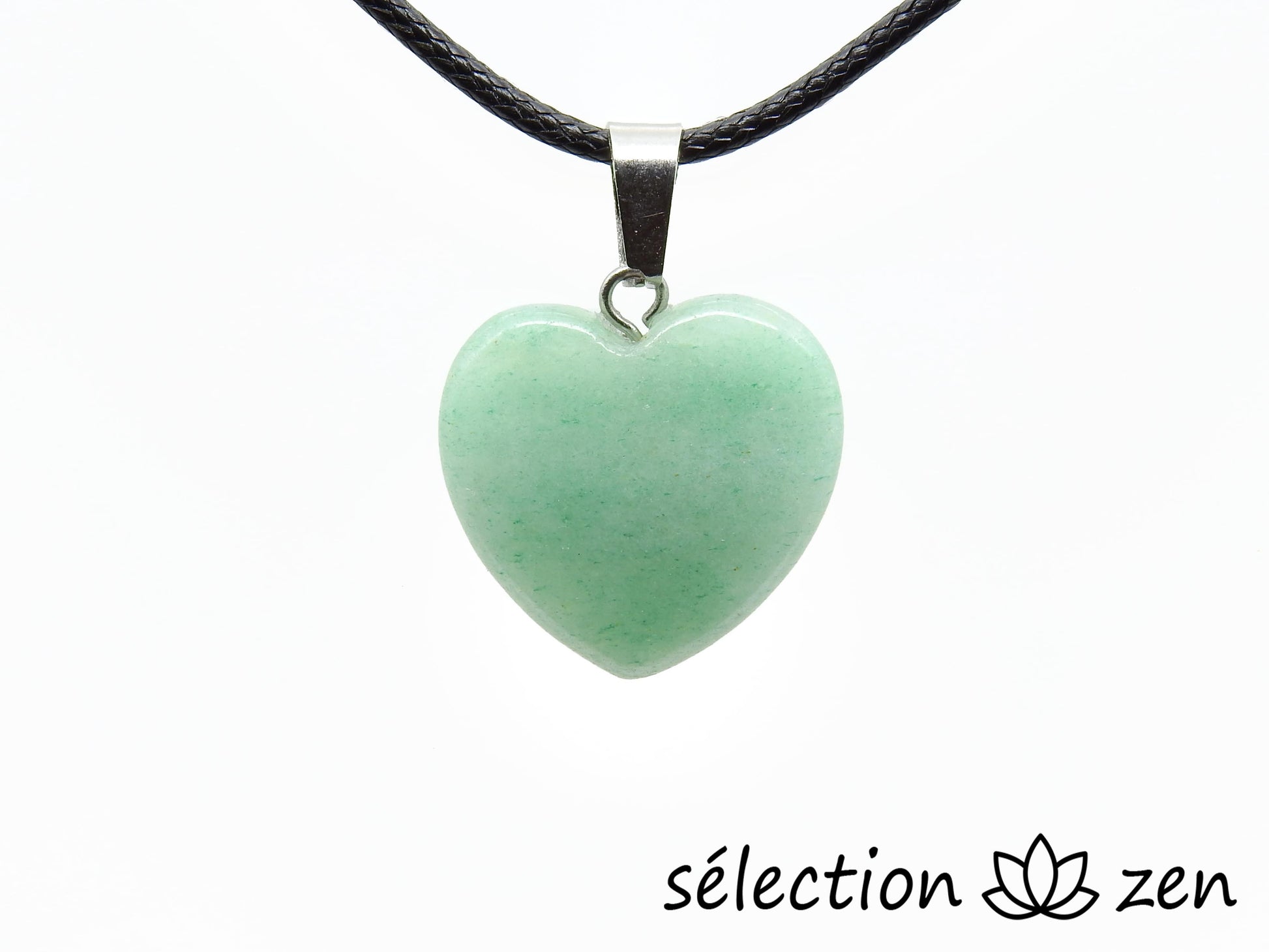pendentif coeur 2cm aventurine selection-zen
