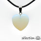 pendentif coeur 2cm opalite selection zen