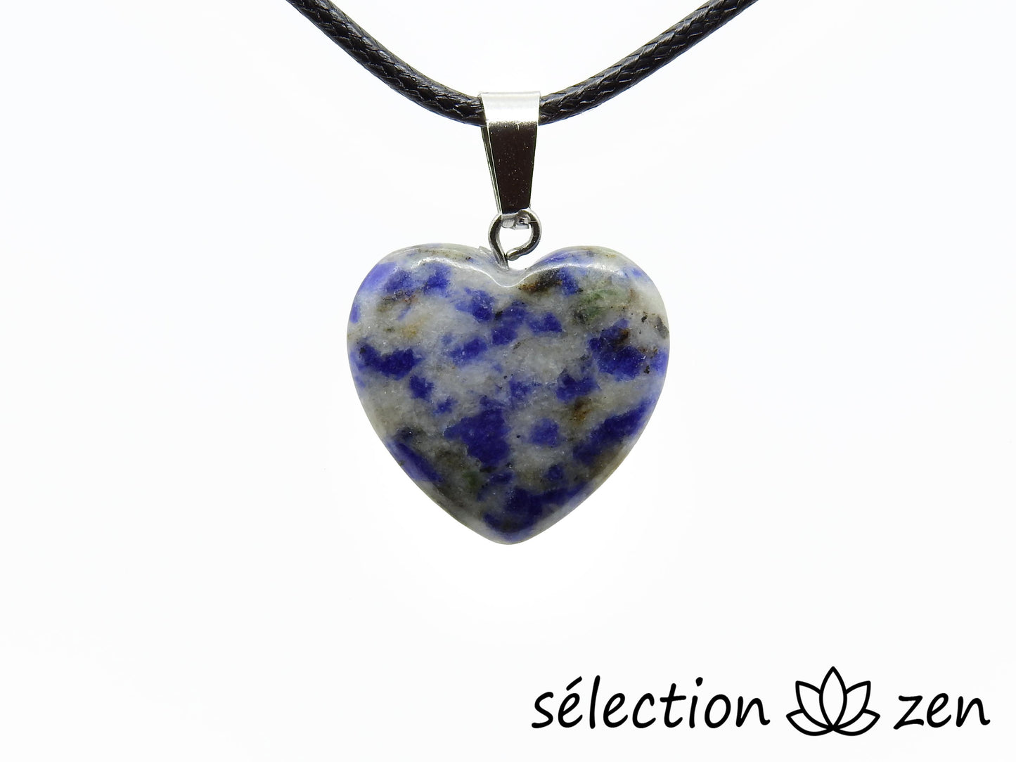 pendentif coeur 2cm sodalite selection-zen