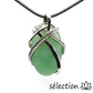 pendentif aventurine ovale croisé selection-zen
