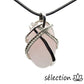 pendentif quartz rose ovale croisé selection-zen
