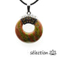 pendentif donut 2,8cm unakite selection-zen