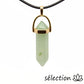 pendentif doré double pointe aventurine selection-zen