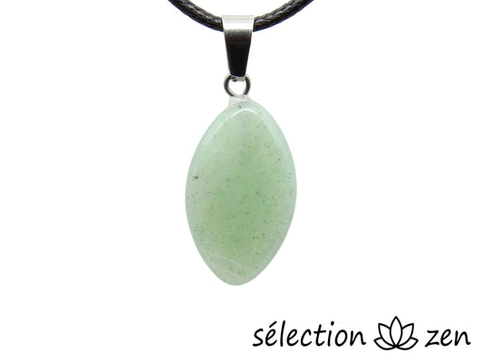 pendentif ellipse aventurine selection zen