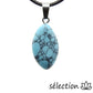pendentif ellipse howlite turquoise selection zen