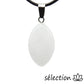 pendentif ellipse quartz blanc selection-zen
