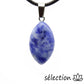 pendentif ellipse sodalite selection-zen