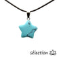 pendentif étoile howlite turquoise selection-zen