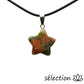 pendentif étoile unakite selection-zen