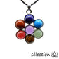 pendentif fleur 7 chakras selection-zen
