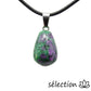 pendentif rubis zoisite goutte d'eau sselection-zen