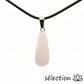 pendentif goutte longue quartz rose selection zen