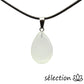 pendentif goutte plate opalite selection-zen
