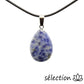 pendentif goutte plate sodalite selection-zen