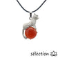 pendentif léopard cornaline selection-zen