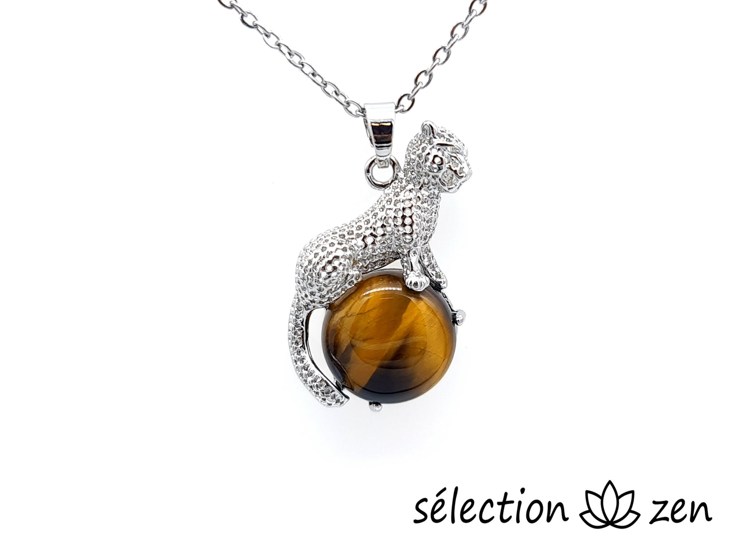 selection-zen pendentif léopard oeil de tigre