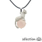 pendentif léopard quartz rose selection-zen