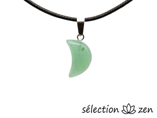 pendentif lune aventurine selection-zen