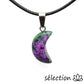 selection zen pendentif lune rubis zoisite